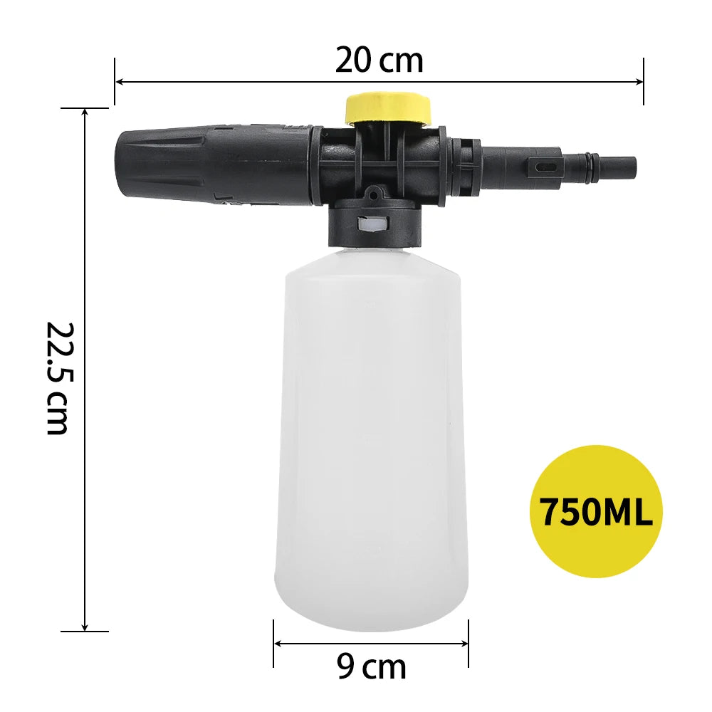 Car Washer Snow Foam Lance | Universal Pressure Washer Foam Gun lifestyle view