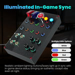 Sim Racing Central Control Box | Universal PC Game Controller with Mounting Fixture alternate view