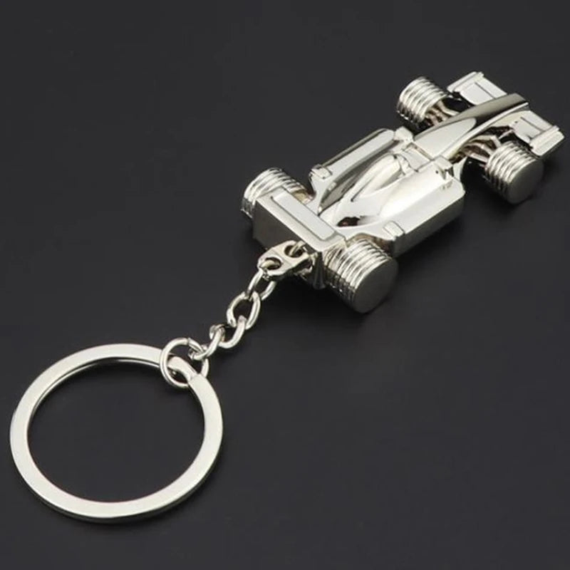 Fashion Mini Formula 1 Racing Car Styling Pendant Keychain For Men Handbag Activity additional angle