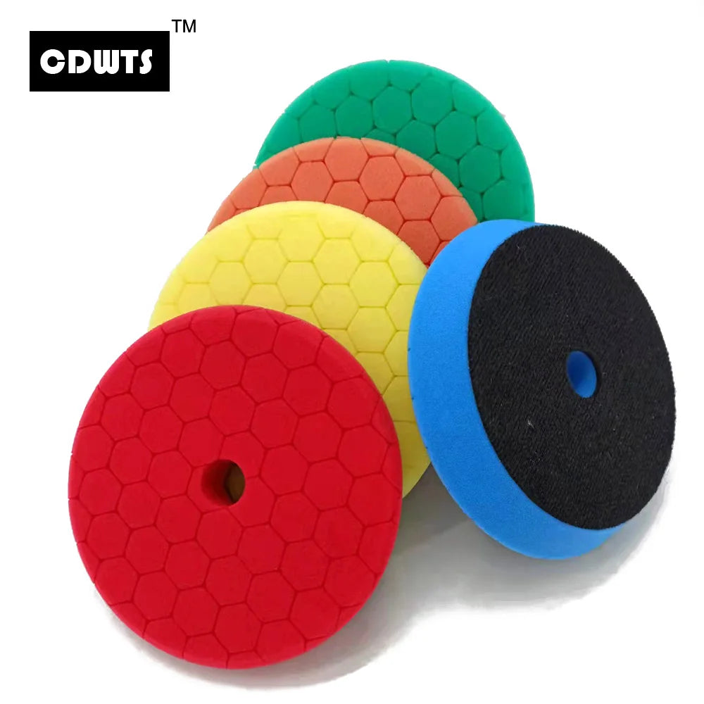 CDWTS 3/5/6 Inch Car Headlight Polish Pad Kit | For DA RO Car Polisher