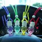 Skull-Shaped Wooden Car Air Freshener | Long-Lasting Light Fragrance for Car Interior detail view