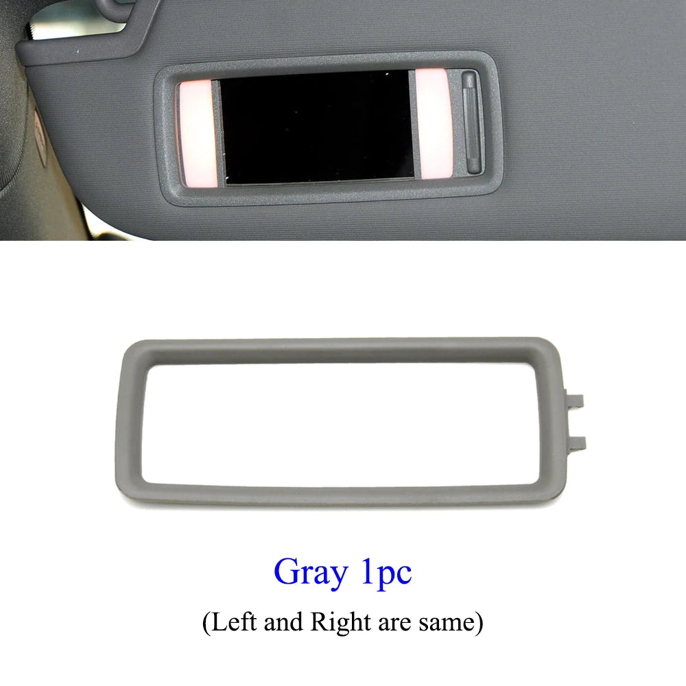 Car Inner Left Right Sun Visor Mirror Holder Outer Panel Makeup Cosmetic Cover  For Porsche Panamera 970 2010-2016 970731031AY1