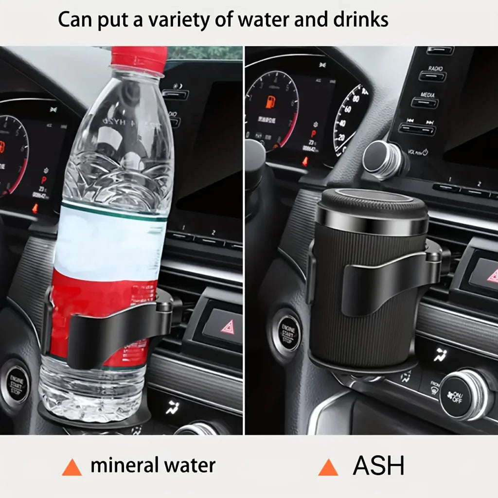 Adjustable Car Vent Cup Holder with Sponge Base | Secure Grip for Bottles and Cans additional angle