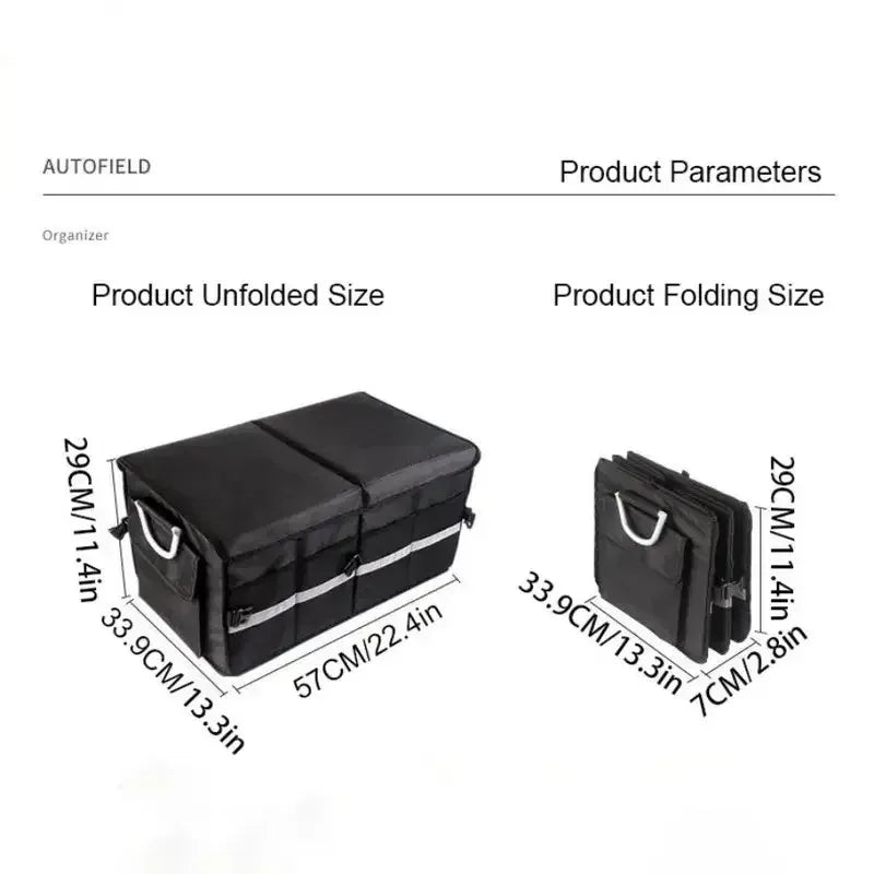 Big Capacity Car Storage Box Car Trunk Organizer Eco-Friendly Super Durable Collaps additional angle