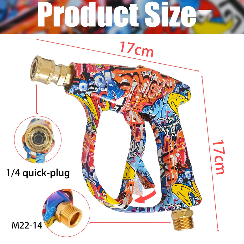 Universal High-Pressure Foam Cannon Combo | Multi-Brand Car Wash Gun Set close-up view