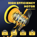 Cordless Car Buffer Polisher 5000RPM Random Orbital Polisher 8 Variable Speed Car Detail detail view