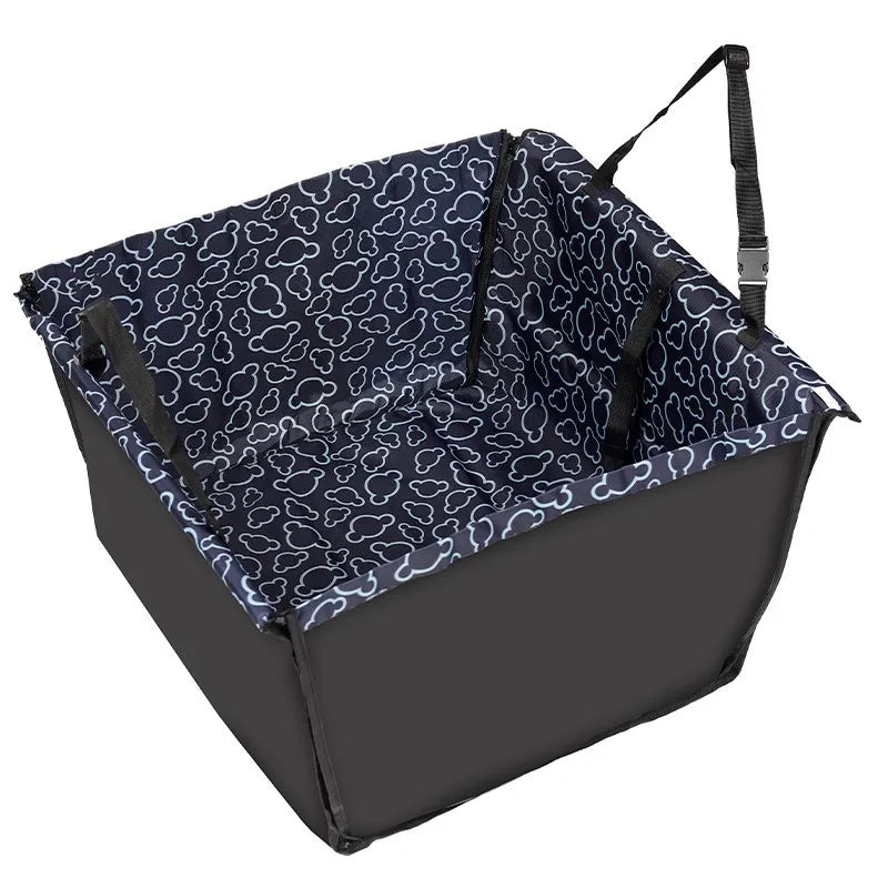 CAWAYI KENNEL Dog Car Seat Cover | Pet Carrier Travel Mat for Back Seat Hammock lifestyle view