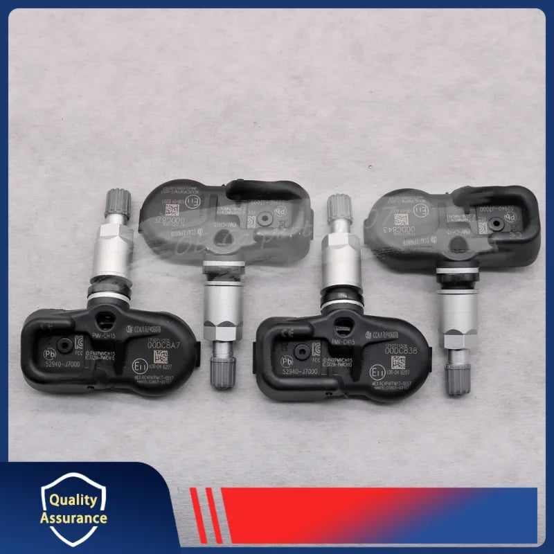 4PCS Car Tire Pressure Monitor Sensor 52940-J7000 | TPMS for Kia Ceed Forte 2018-20 additional angle
