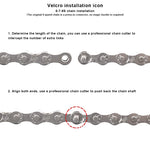 Bicycle Repair Tool Set Chain Wear Checker 6/7/8/9/10/11 Speed Joint Magic Buckle M additional angle