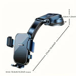 Adjustable Car Phone Mount | 360° Swivel Dashboard Cradle with Strong Suction additional angle