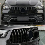 Racing Grills for Mercedes Benz GLS X167 2024-2025 GLS400 GLS450 GLS580 GT Style Fron alternate view
