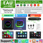 CarlinKit Android 13 SDM660 6225 CarPlay Ai Box LED 8-Cores Wireless Android Auto& Car close-up view