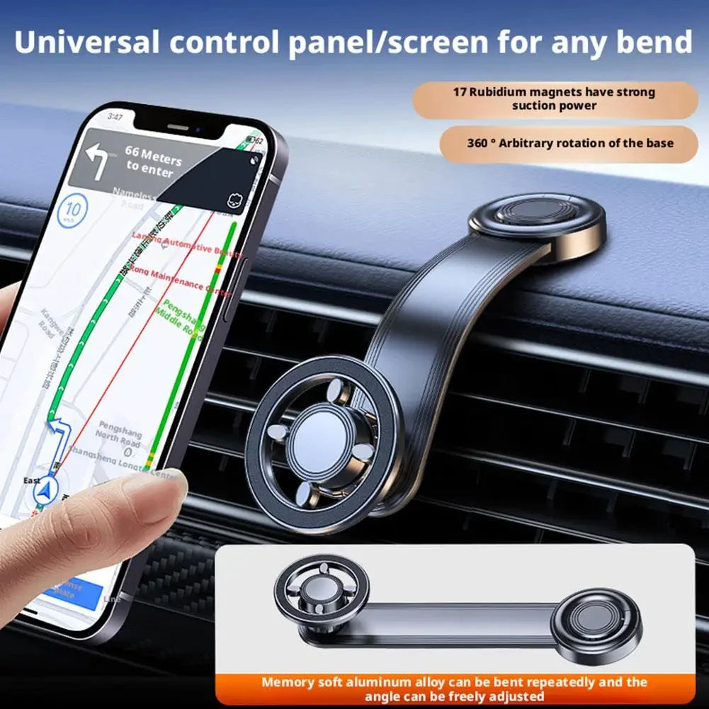 Magnetic Car Phone Holder Stand Car Air Outlet Navigation Bracket For Magsafe Support lifestyle view