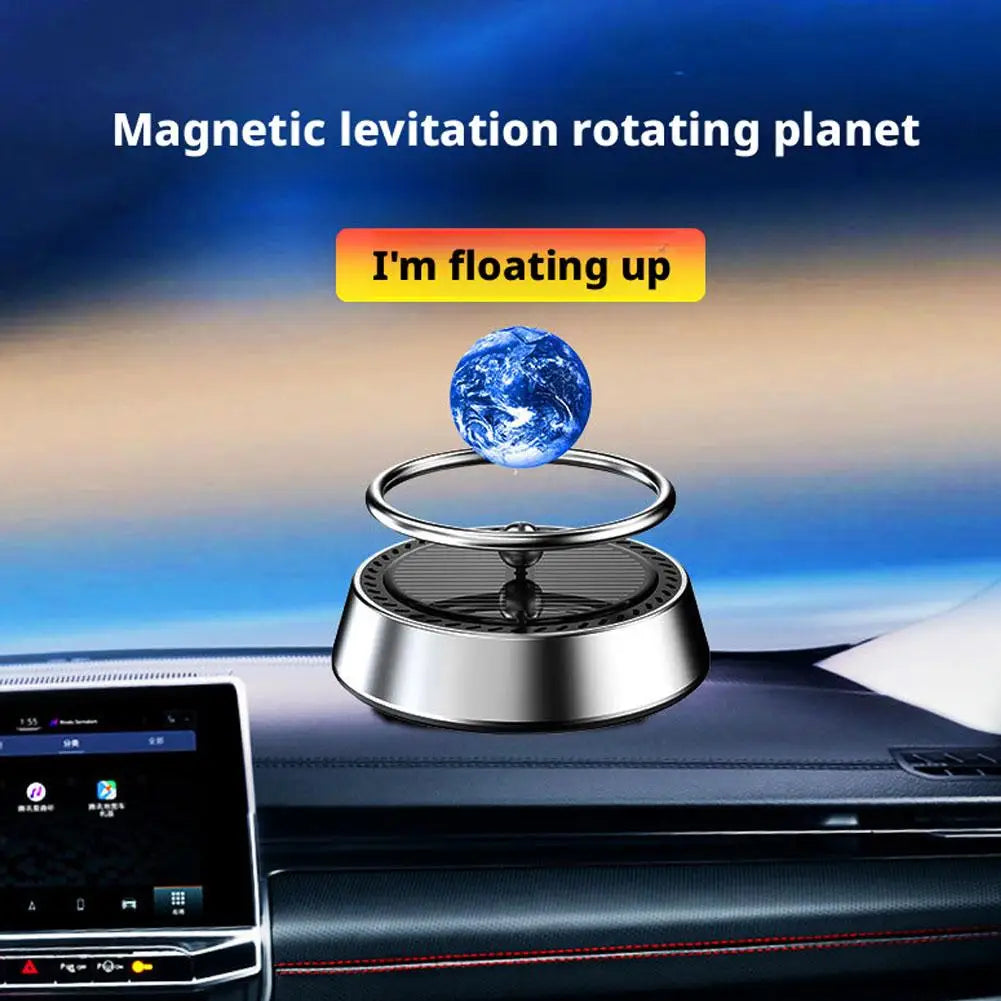 Solar Floating Planet Car Aromatherapy Diffuser Gravity Metal Scent Long-Lasting High-End Rotation Interior Sensing Z6C8