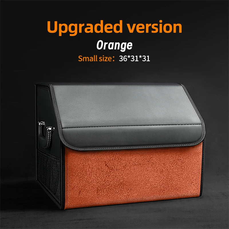 Car Trunk Organizer – Large Capacity Suede Foldable Storage Box (3 Sizes, 10 Colors) alternate view
