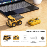 1:64 Remote Control Crane And Forklift Toy Car close-up view