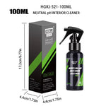 Car Interior Cleaner Agent Ceiling Cleaner Leather Flannel Woven Fabric Water Free Multi detail view