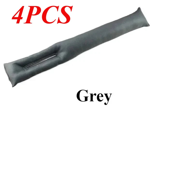 Leather Car Seat Gap Filler Organizer 4PCS