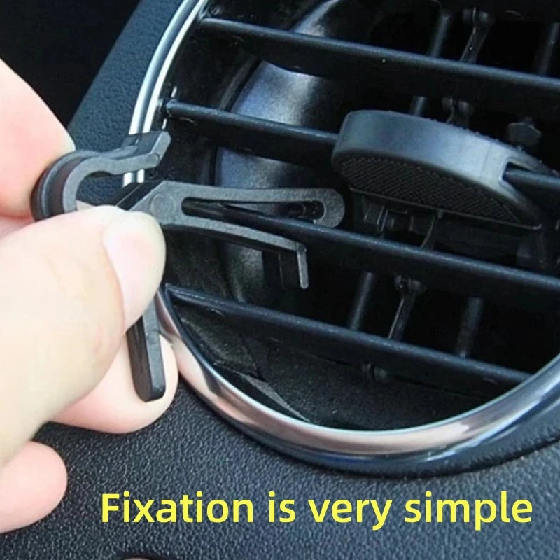 Car Air Vent Storage Organizer | Leather Dashboard Tidy Box for Glasses and Phone lifestyle view