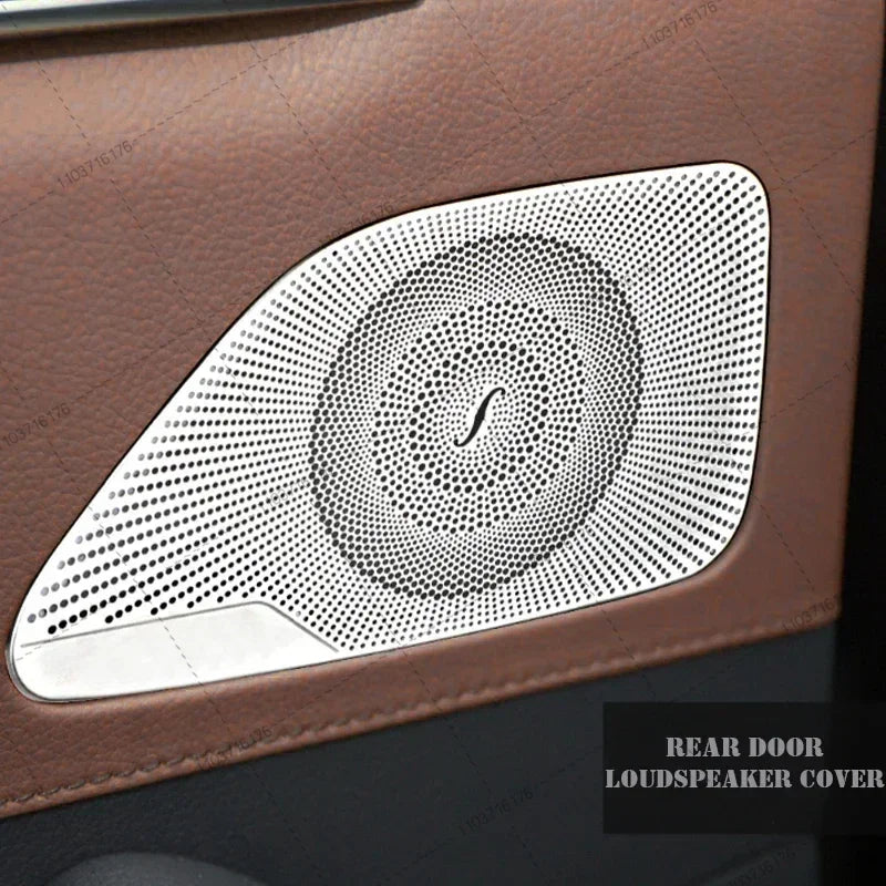 For Mercedes Benz S Class S320 S350 W222 Car Gate Door Loudspeaker Pad Audio Speaker C close-up view