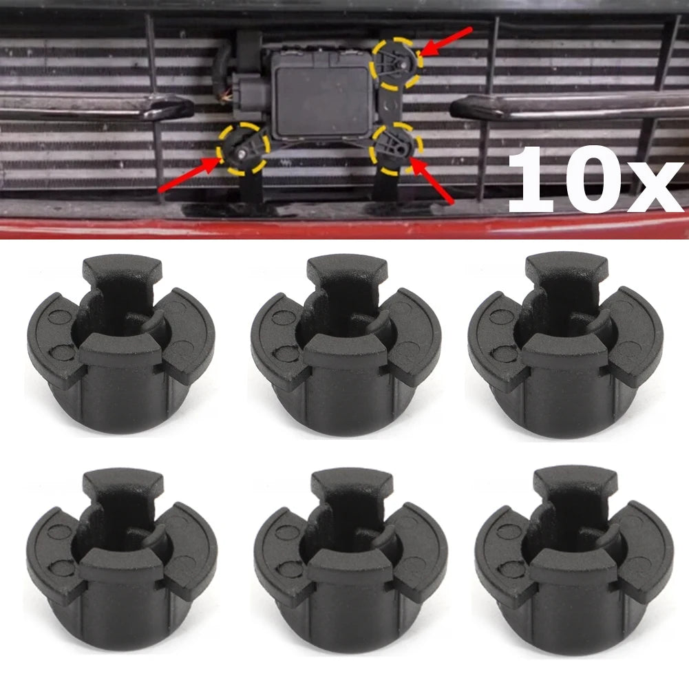 10Pcs Car ACC Sensor Control Module Bracket Clip Buckle Holder Set 0203009002 Plastic Sensor Control Unit Mounting Clip
