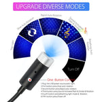 USB Star Night Light Projector | Auto Rotating Atmosphere Lamp for Car, Bedroom & Par alternate view