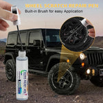 Gloss Black Rim Touch Up Paint Wheel Repair Kit | Quick Wheel Scratch Repair for Car lifestyle view