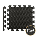 EVA Foam Puzzle Floor Mat | Interlocking Tiles for Home Gym and Kids close-up view
