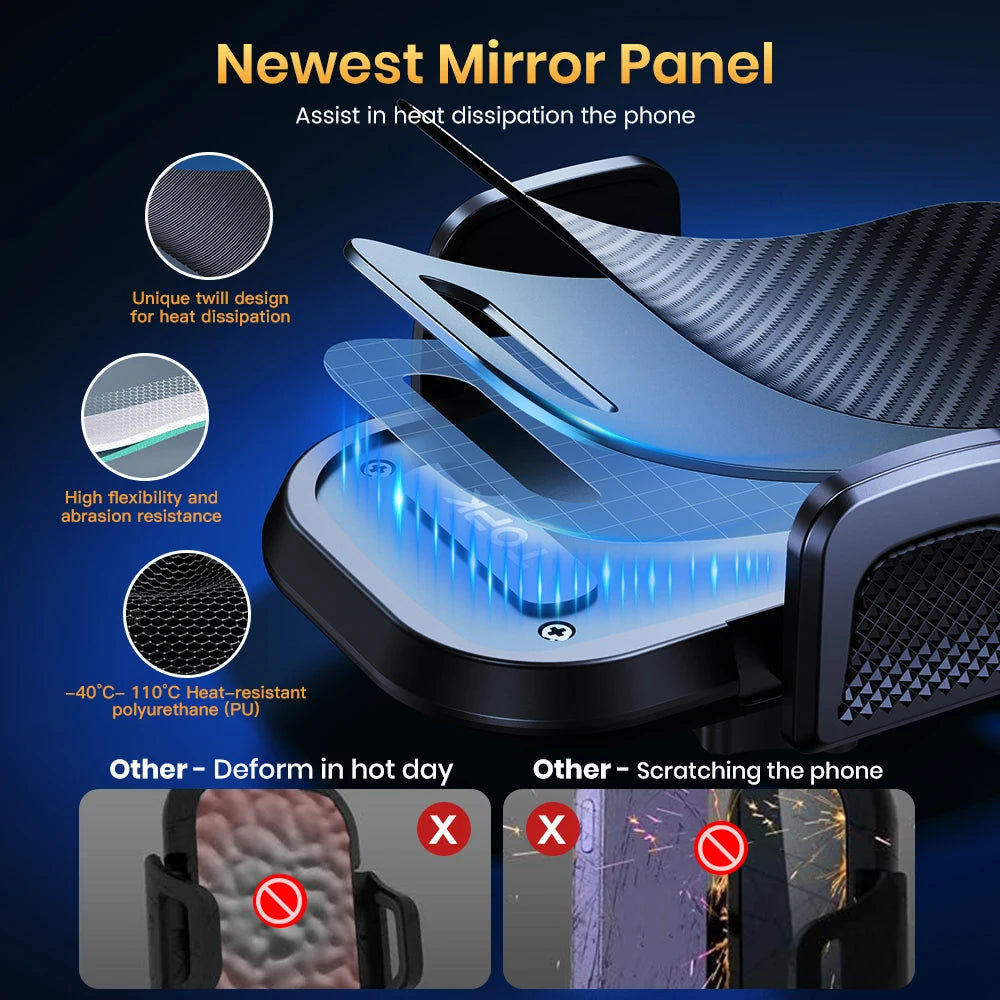 Car Phone Holder Air Vent Suction Cup Mount for iPhone Samsung Xiaomi detail view