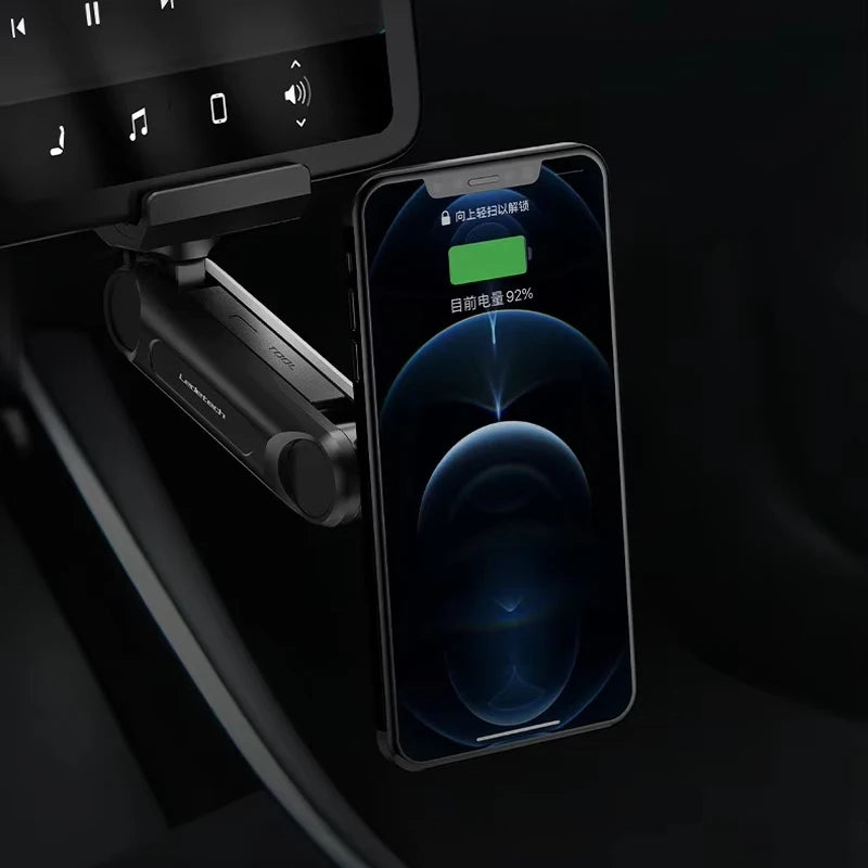 Model 3 Y Magnetic Car Phone Holder Mobile Stand Support Arm For Tesla Scalable Hidden Floating Screen Phone Mount Bracket