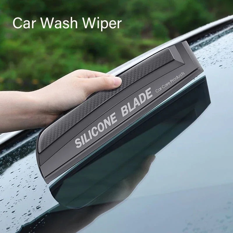 Non-Scratch Soft Silicone Handy Squeegee Car Wrap Tools Water Window Wiper Drying Blade Clean Scrapi
