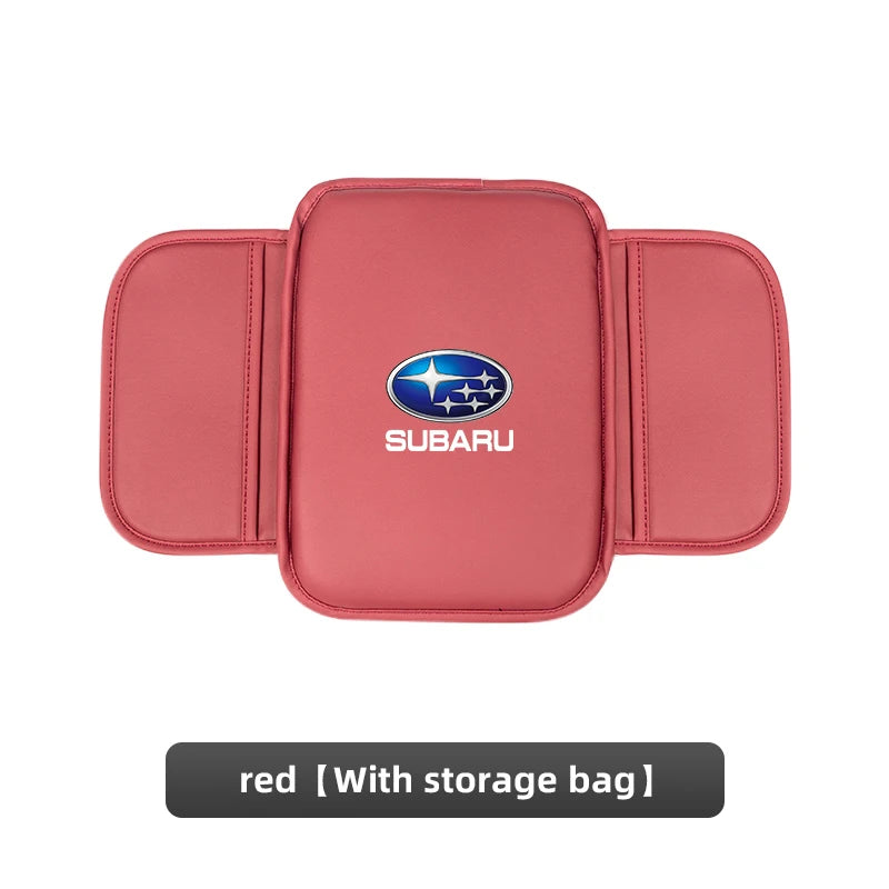 Car Leather Armrest Box Heighten Protective Pad | Arm Rest Cushion For Subaru STI BRZ alternate view