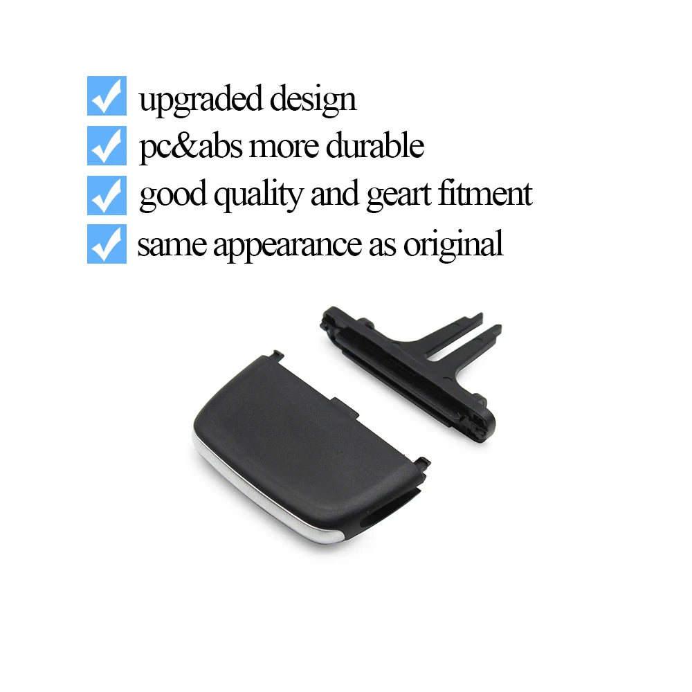 1/2/4/6 PCS Car Front Rear Air Conditioning AC Vent Grille Outlet Tab Clip Slider Repair Kit For Volvo XC90 V90 S90 2015-2024