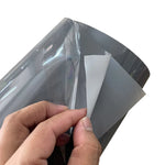 Premium PET Gloss Nardo Grey Vinyl Wrap Film | Self-Adhesive Car Wrapping Decal additional angle