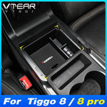 Vtear Central Control Armrest Storage Box Accessories Car Decoration Interior Detail Trim Parts For