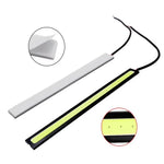 LED Car COB Daytime Running Lights 2 Pcs 12V close-up view