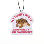 Raccoon Quotes Fragrant Paper Car Air Freshener | Solid Perfume Hanging for Home and alternate view