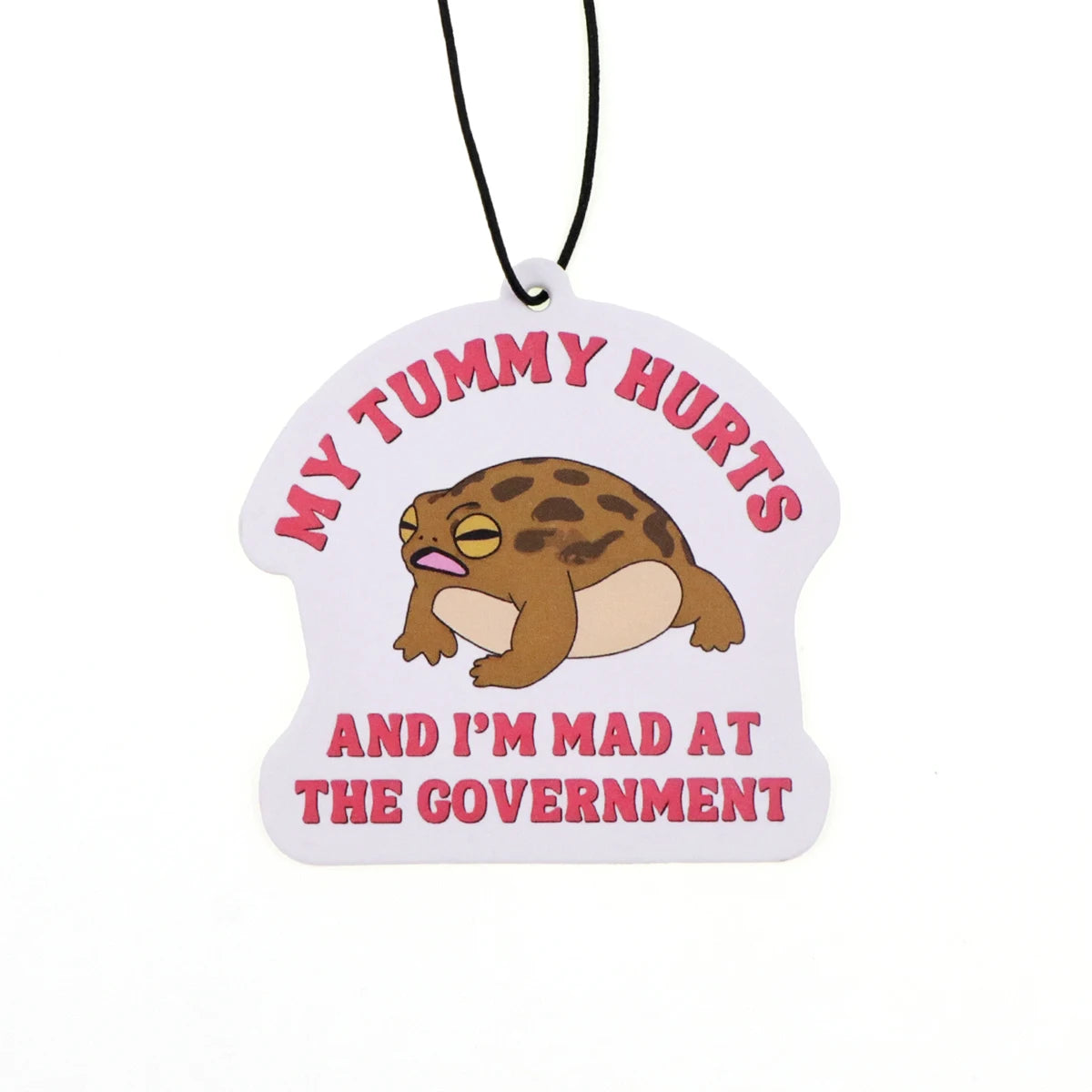 Raccoon Quotes Fragrant Paper Car Air Freshener | Solid Perfume Hanging for Home and alternate view