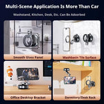 X53 Magnetic Phone Holder Rotating Folding Vacuum Suction Mag Stand For Car Navigat additional angle