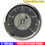 Retro Classic 52mm Gauge Set | Oil Pressure Voltmeter Fuel Water Temp for Car Boat 12V close-up view
