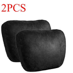 2PCS Memory Cotton Car Headrest Neck Support Car Accessories Seat Class Soft Universal A detail view