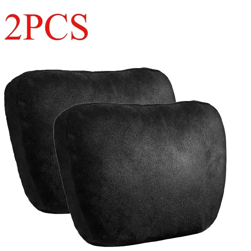 2PCS Memory Cotton Car Headrest Neck Support Car Accessories Seat Class Soft Universal A detail view