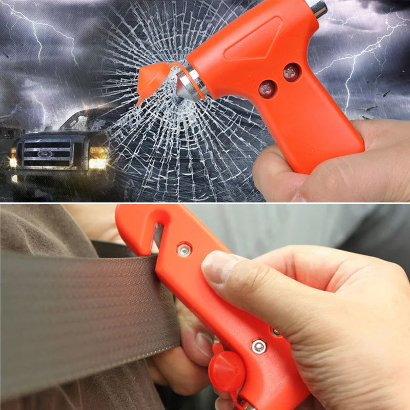 Solid Car Emergency Safety Hammer Escape Tool Window Breaker Seat Belt Cutter detail view