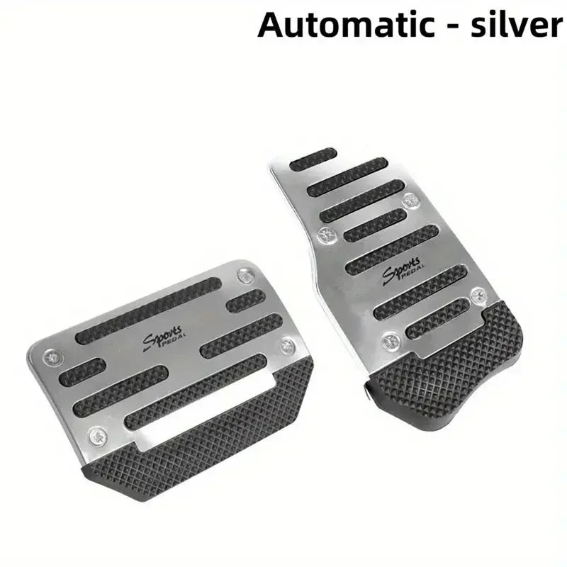 New 2Pcs/3Pcs/set Universal Non-Slip Aluminum Manual Transmission Car Pedal Cover Set alternate view