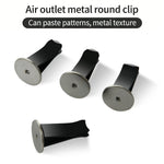 2-20pcs Metal Round Head Car Vent Clips Auto Freshener Clips Car Air Conditioner Clips Car Outlet Perfume Clips Accessories