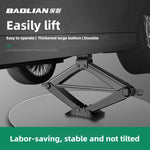 BAOLIAN Car Scissor Jack 3T Auto Emergency Lift Stand Labor-Saving Repair & Tire Replacement Tool an