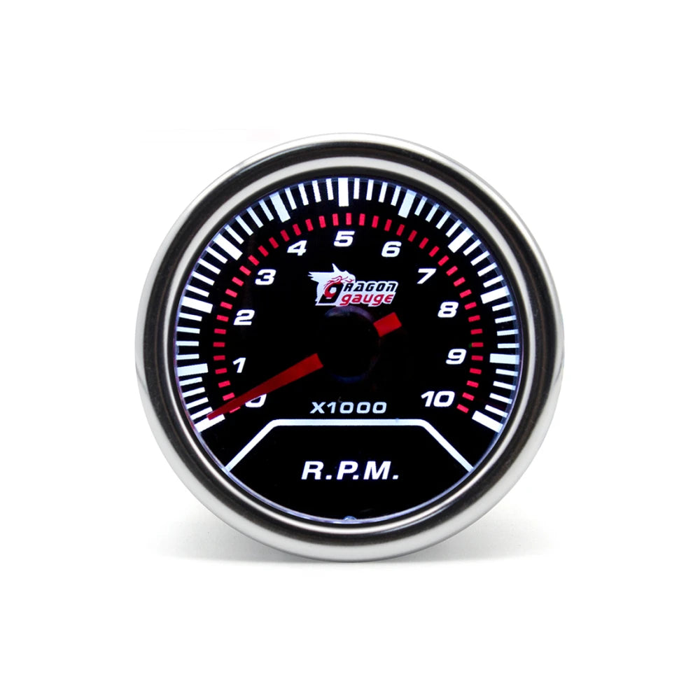 2" 52mm Car Turbo Gauge Set | Boost Water Temp Oil Pressure Tachometer Voltmeter alternate view