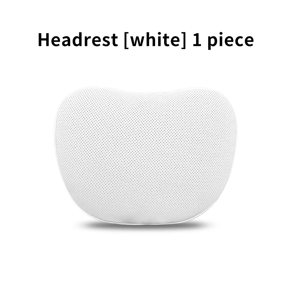 Tesla Model 3/Y Juniper Neck Pillow | Nappa Leather Memory Foam Headrest lifestyle view