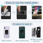 Magnetic Metal Plate Disk Car Phone Holder Stickers alternate view