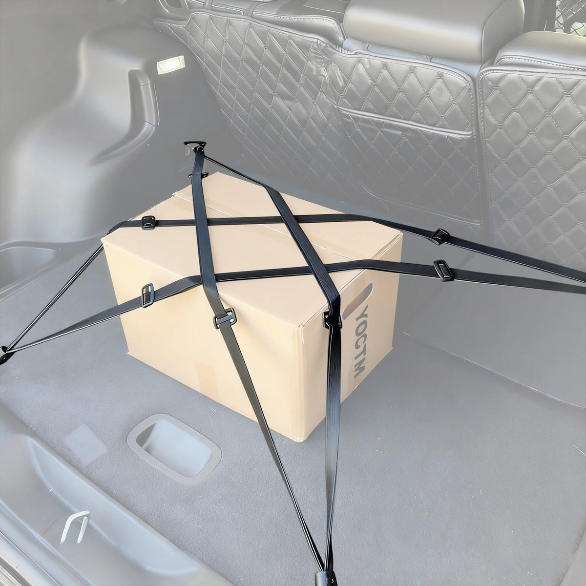 Car Trunk Organizer Elastic Straps for Jeep TJ JL JK JKU Wrangler JT Gladiator 1997 additional angle